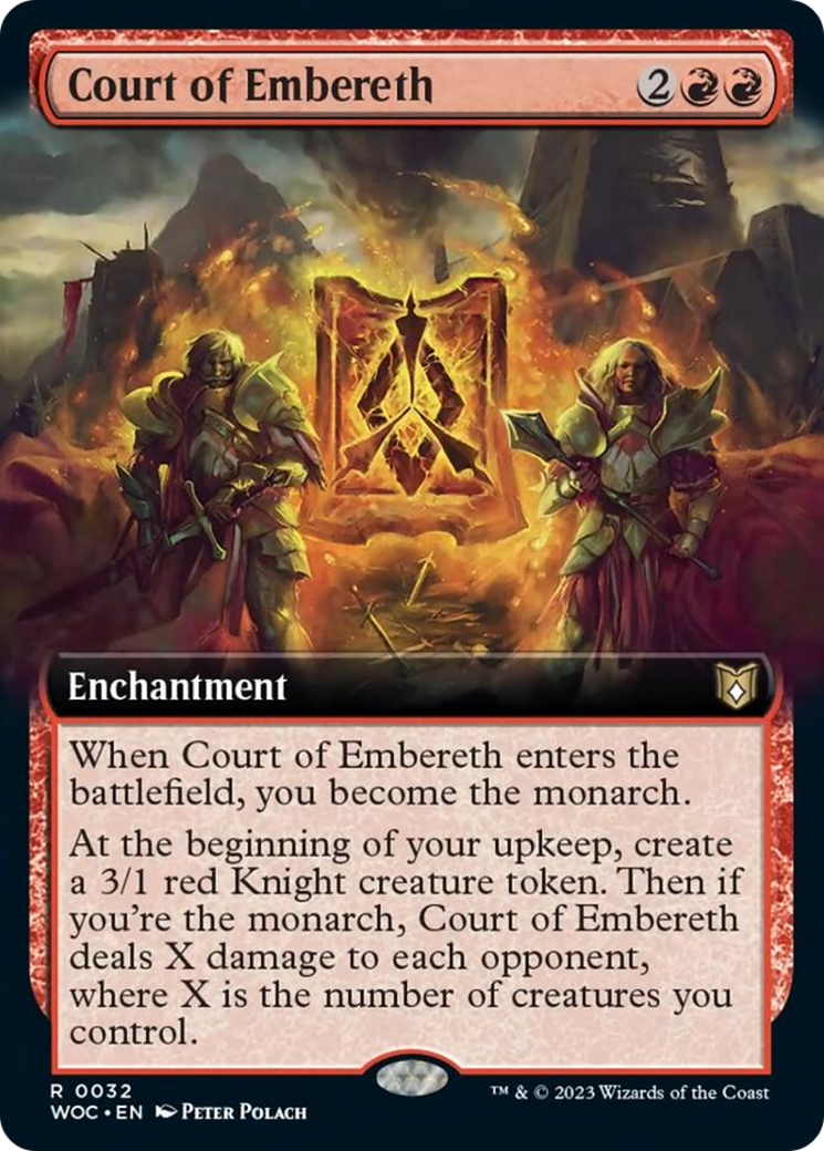 Court of Embereth (Extended Art) [Wilds of Eldraine Commander] | The Clever Kobold