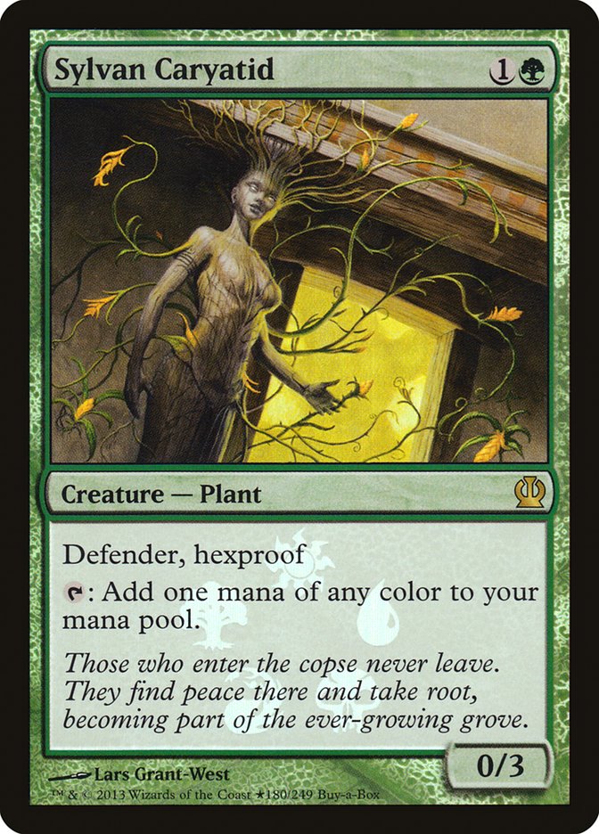 Sylvan Caryatid (Buy-A-Box) [Theros Promos] | The Clever Kobold