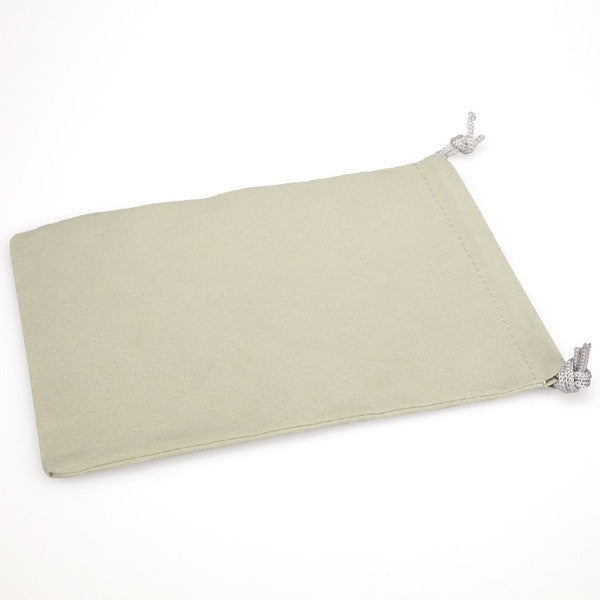 Dice Bag: Large Suede Cloth Grey