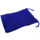 Dice Bag: Large Suede Cloth Royal Blue