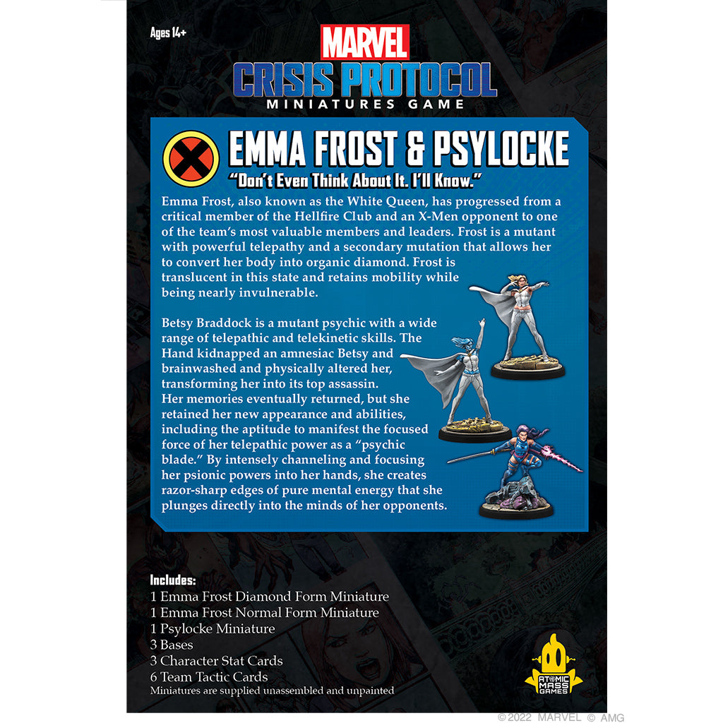 Marvel: Crisis Protocol - Emma Frost & Psylocke | The Clever Kobold