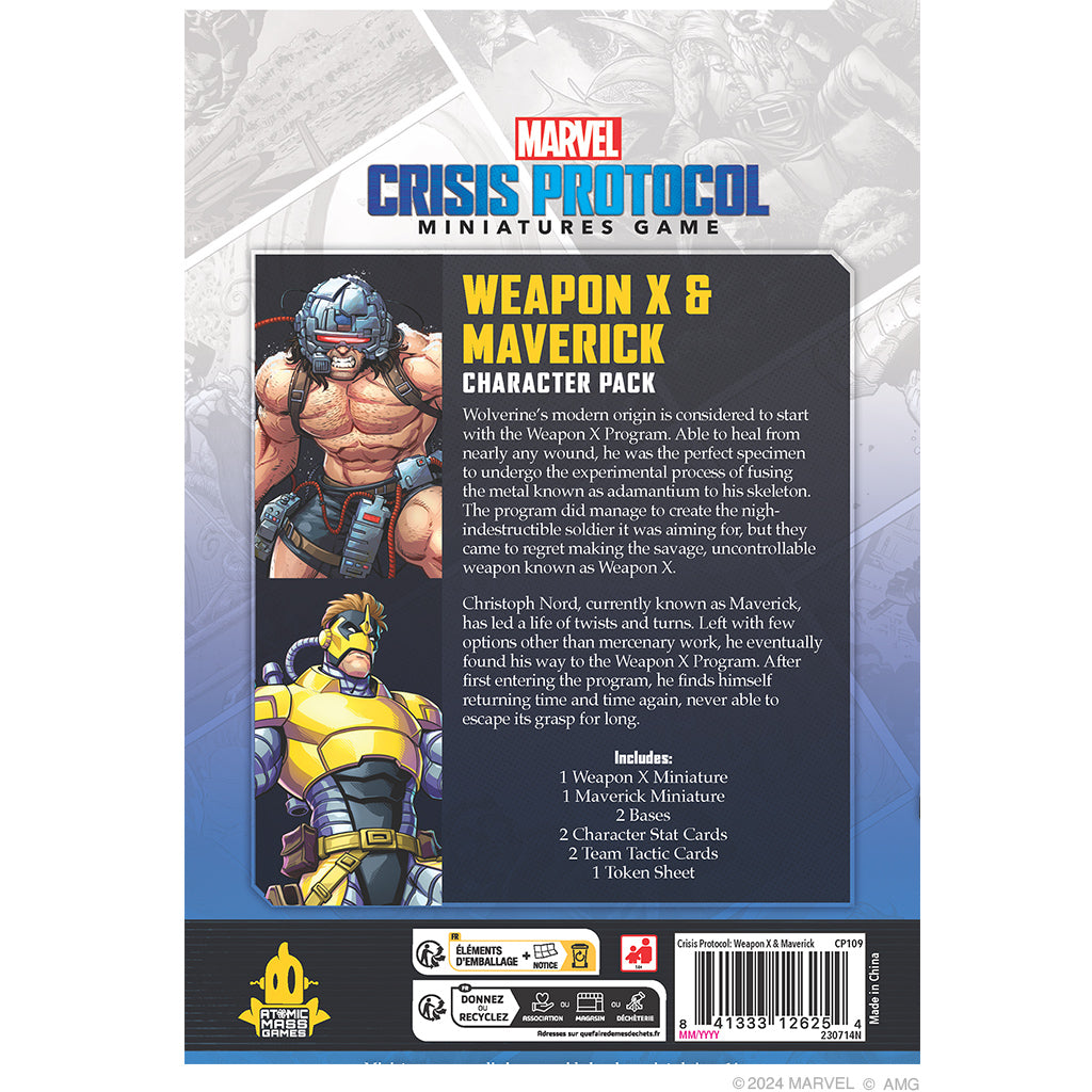 Marvel: Crisis Protocol - Weapon X & Maverick | The Clever Kobold