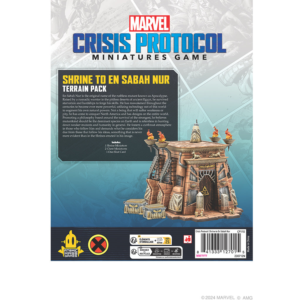 Marvel: Crisis Protocol - Shrine to En Sabah Nur Terrain Pack | The Clever Kobold