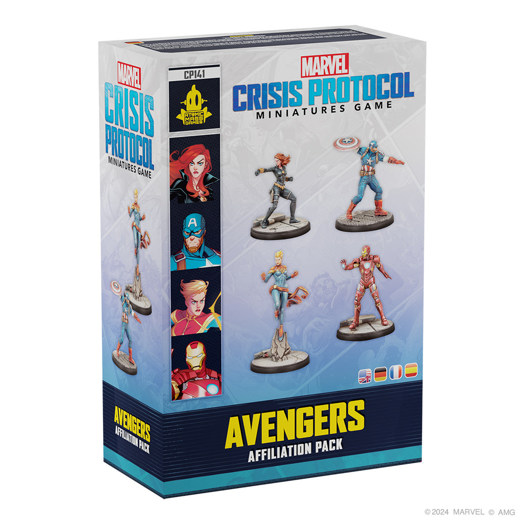 Marvel: Crisis Protocol - Avengers Affiliation Pack | The Clever Kobold