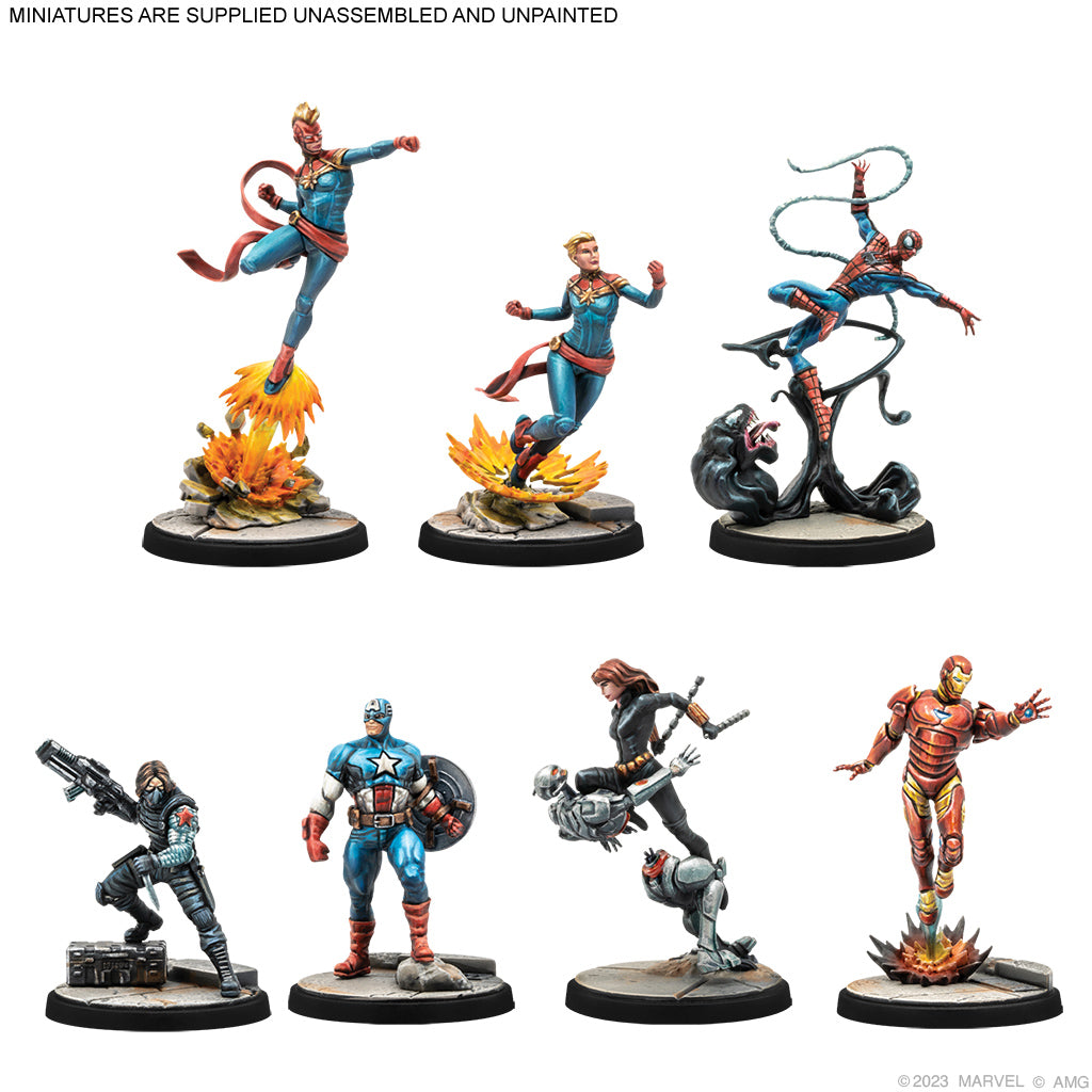 Marvel: Crisis Protocol - Earth's Mightiest Core Set | The Clever Kobold