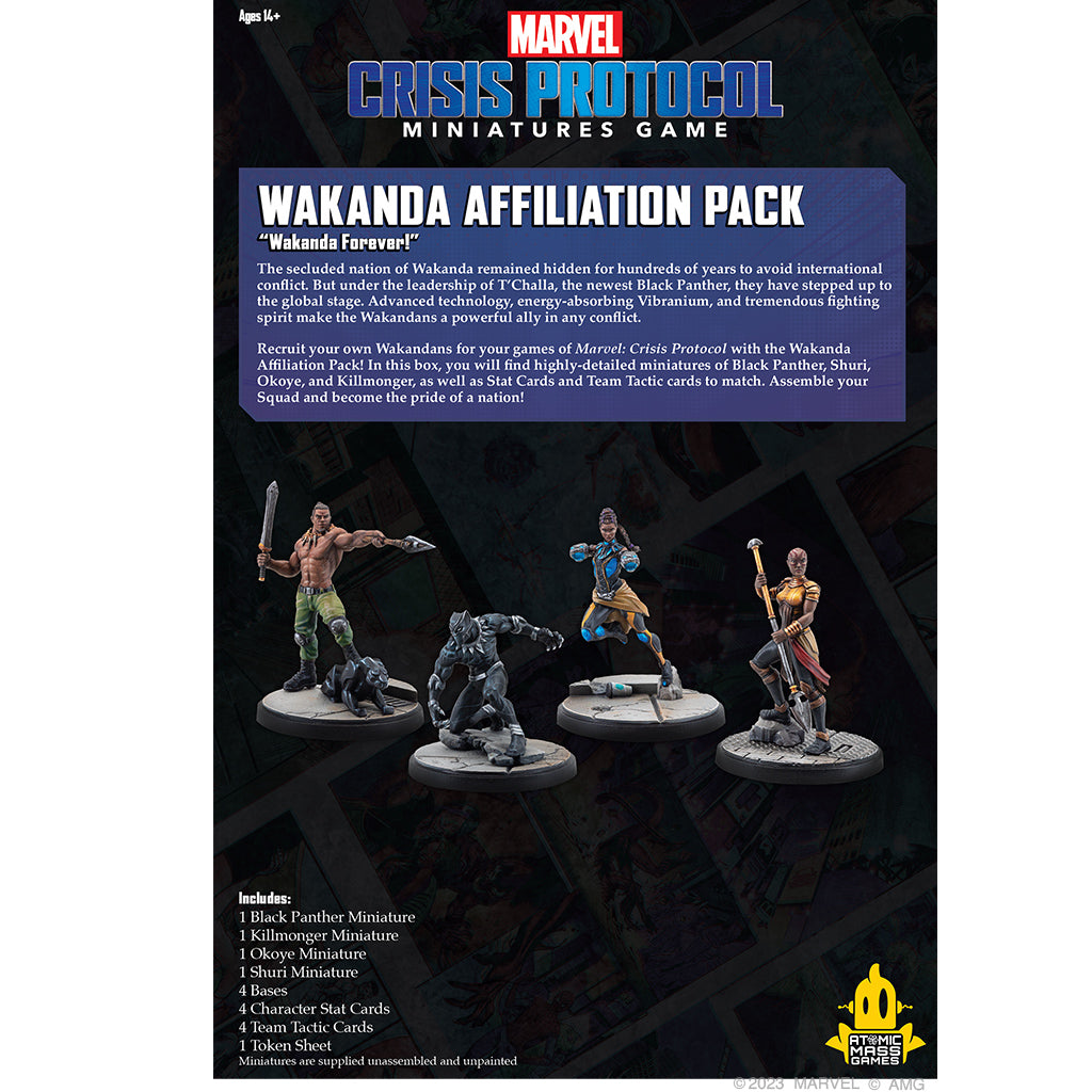 Marvel: Crisis Protocol - Wakanda Affiliation Pack | The Clever Kobold