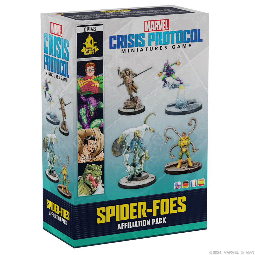 Marvel: Crisis Protocol - Spider-Foes Affiliation Pack | The Clever Kobold