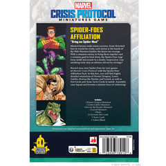 Marvel: Crisis Protocol - Spider-Foes Affiliation Pack | The Clever Kobold