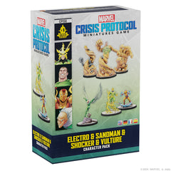 Marvel: Crisis Protocol - Electro & Sandman & Shocker & Vulture | The Clever Kobold