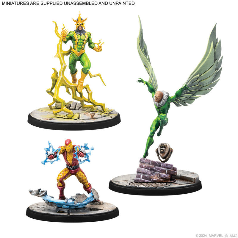 Marvel: Crisis Protocol - Electro & Sandman & Shocker & Vulture
