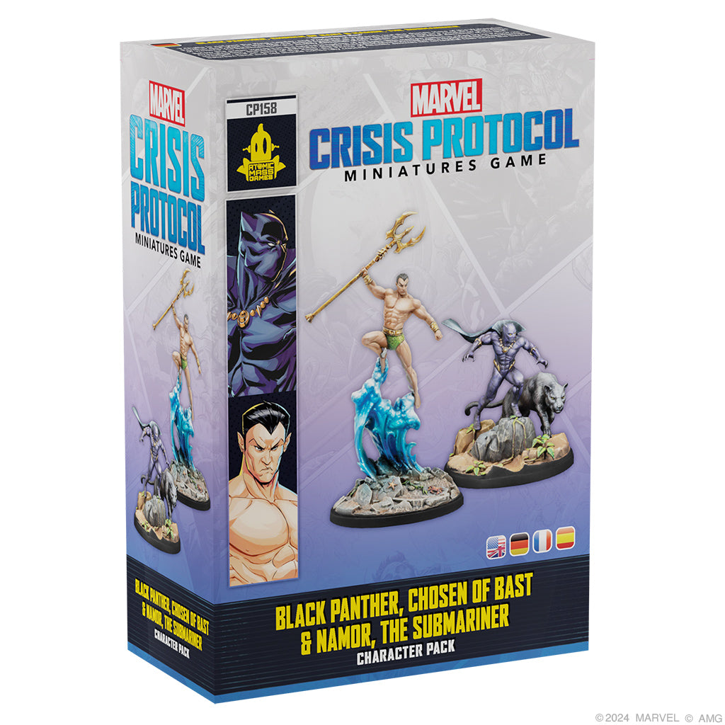 Marvel: Crisis Protocol - Black Panther, Chosen of Bast & Namor, the Sub-Mariner | The Clever Kobold