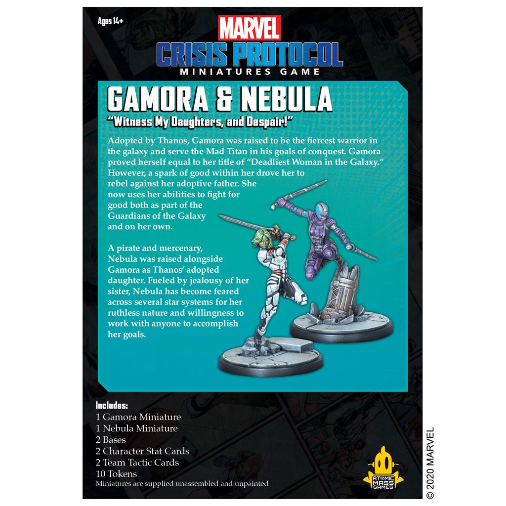 Marvel: Crisis Protocol - Gamora and Nebula | The Clever Kobold