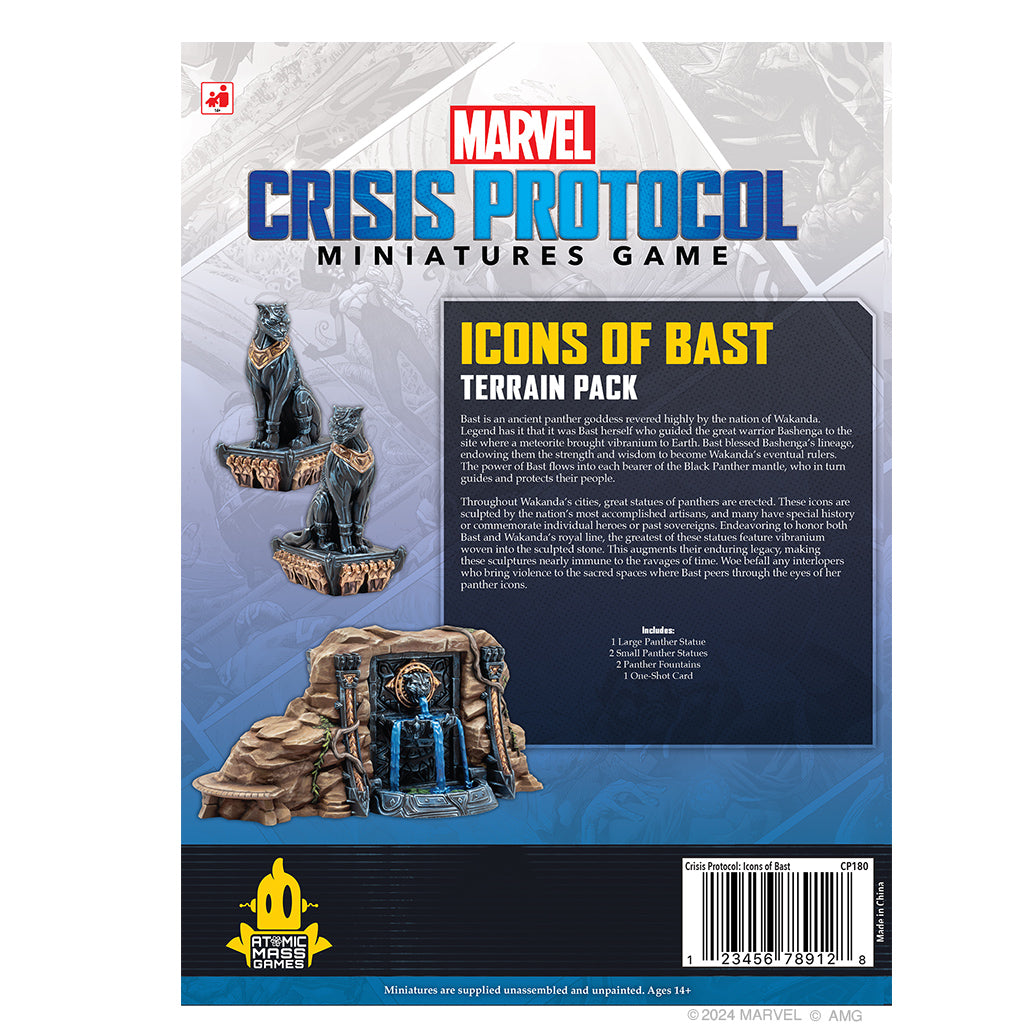 Marvel: Crisis Protocol - Icons of Bast Terrain Pack | The Clever Kobold