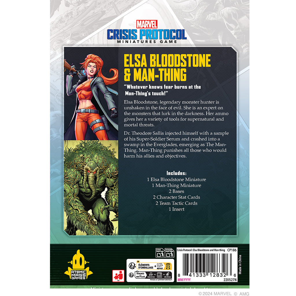 Marvel: Crisis Protocol - Elsa Bloodstone & Man-Thing | The Clever Kobold