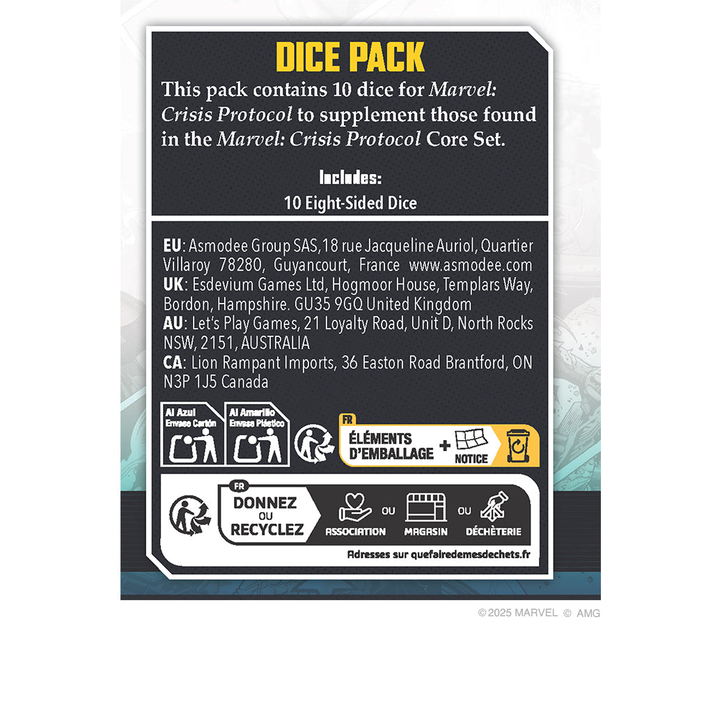 Marvel: Crisis Protocol - Dice Pack