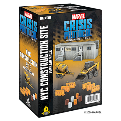 Marvel: Crisis Protocol - NYC Construction Site Terrain Expansion | The Clever Kobold