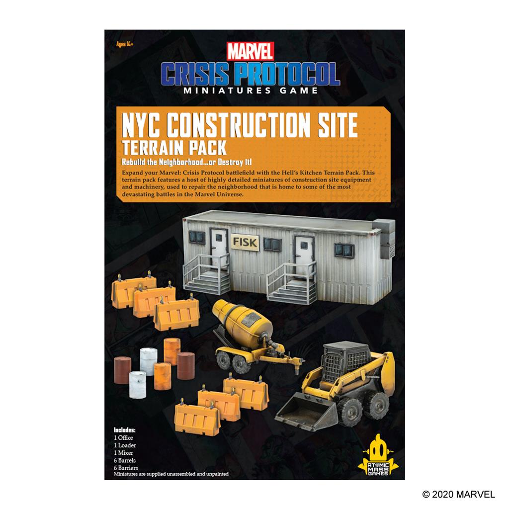 Marvel: Crisis Protocol - NYC Construction Site Terrain Expansion | The Clever Kobold