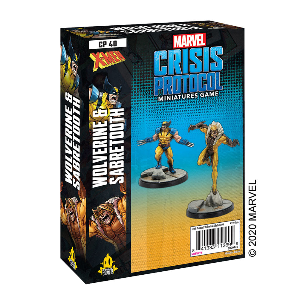 Marvel: Crisis Protocol - Wolverine and Sabertooth