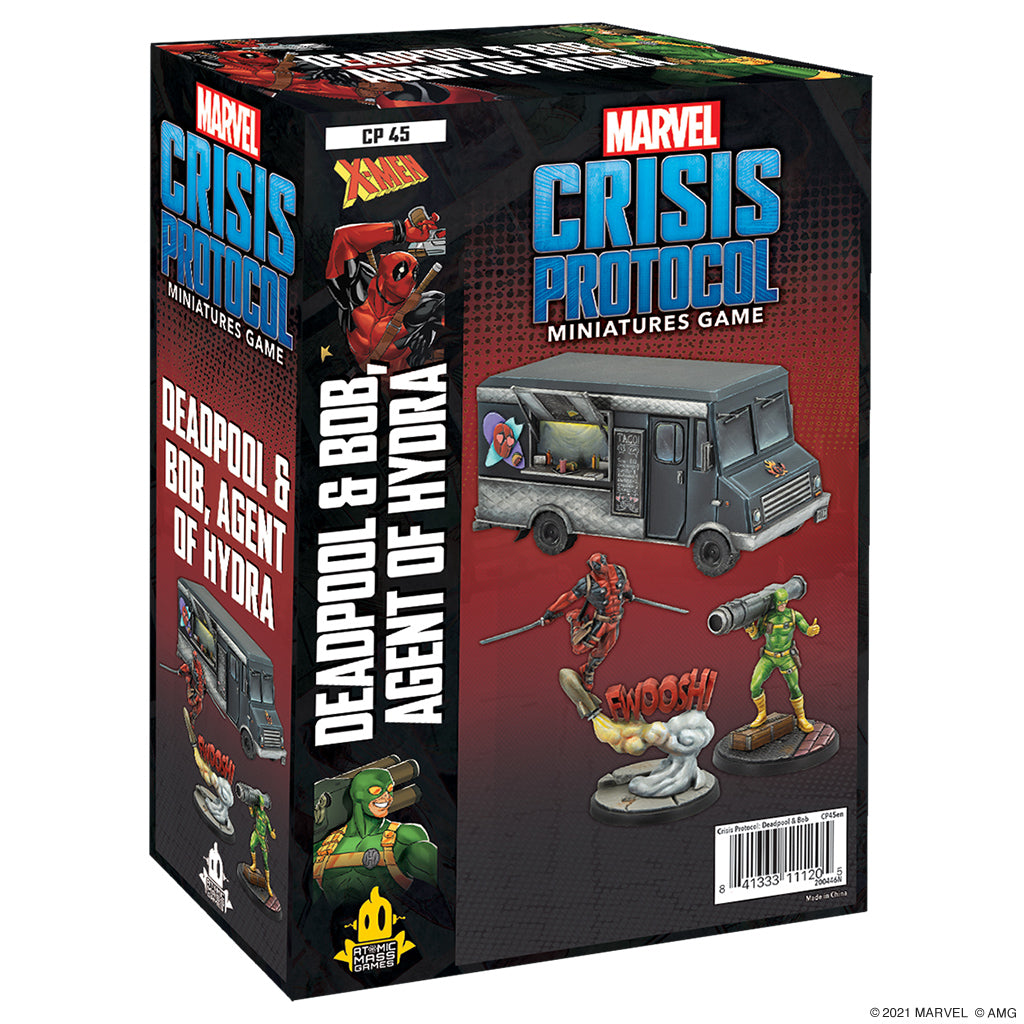 Marvel: Crisis Protocol - Deadpool and Bob, Agent of Hydra | The Clever Kobold