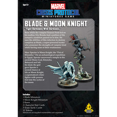 Marvel: Crisis Protocol - Blade and Moon Knight | The Clever Kobold