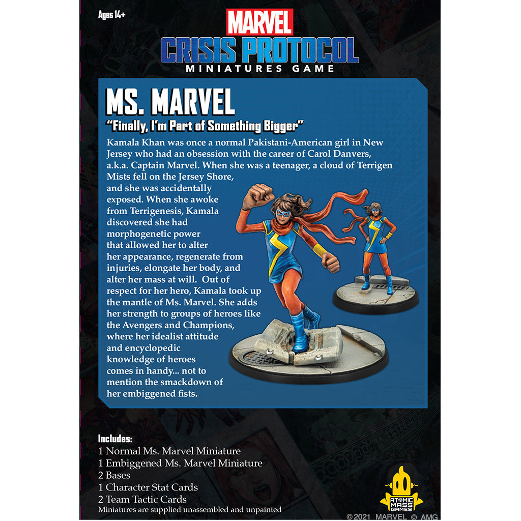 Marvel: Crisis Protocol - Ms. Marvel | The Clever Kobold