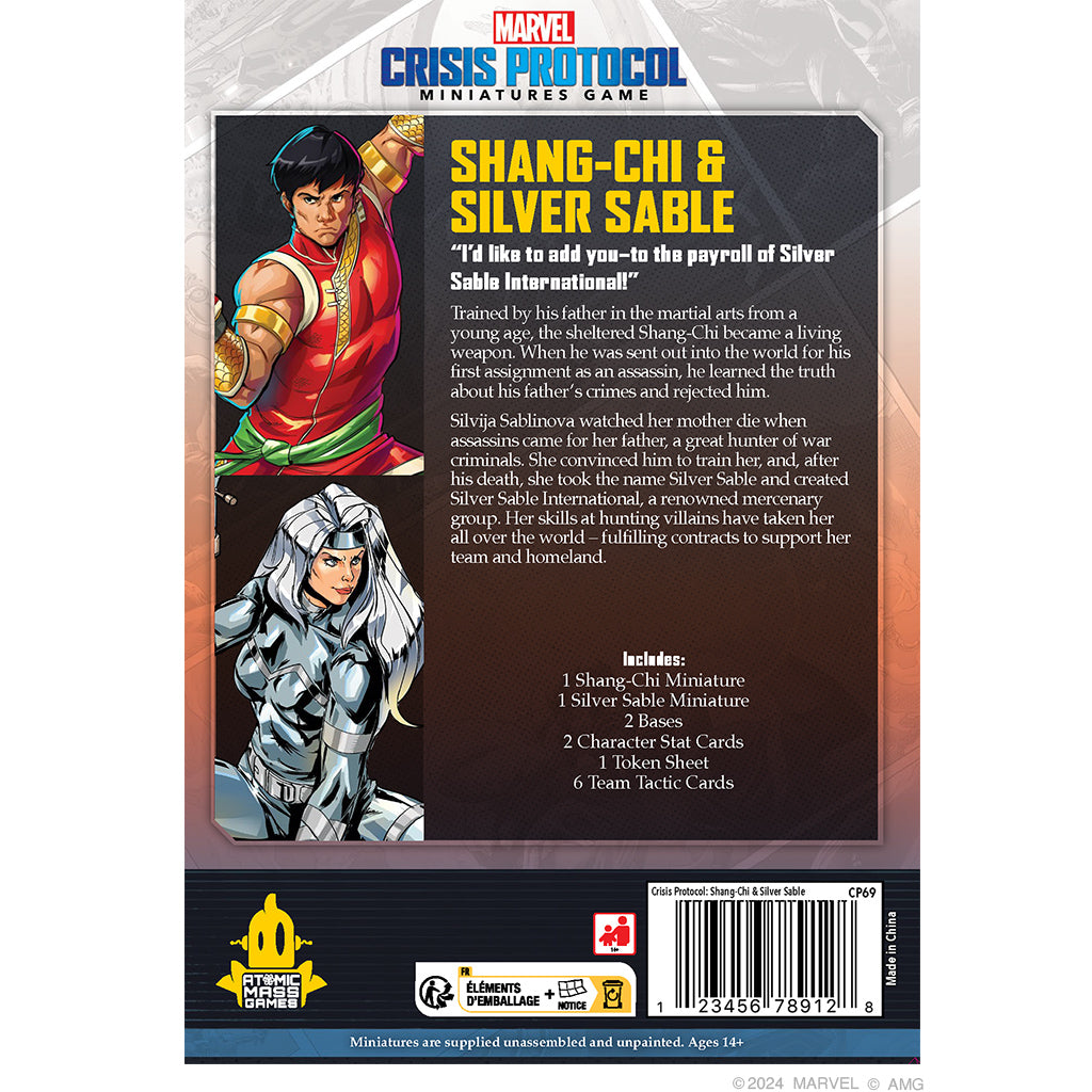 Marvel: Crisis Protocol - Shang Chi & Silver Sable | The Clever Kobold