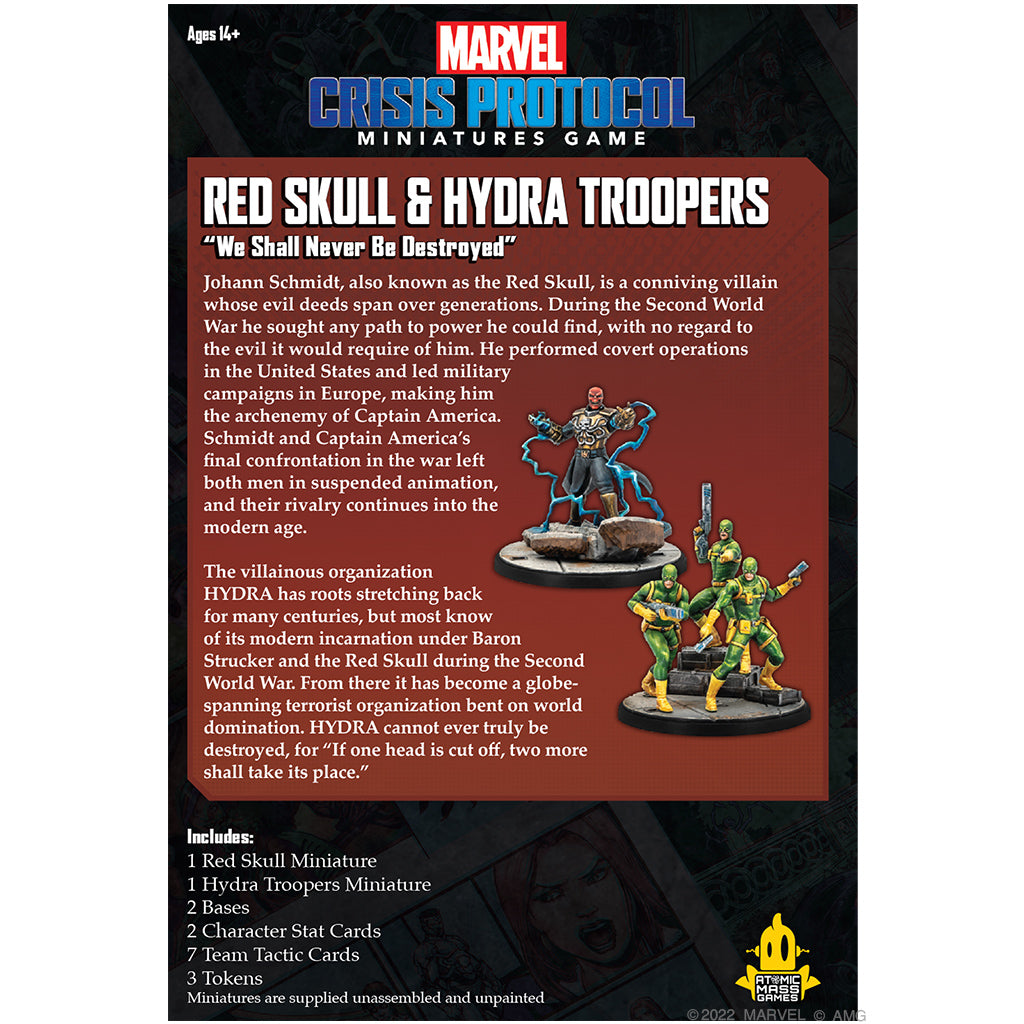 Marvel: Crisis Protocol - Red Skull & Hydra Troops | The Clever Kobold