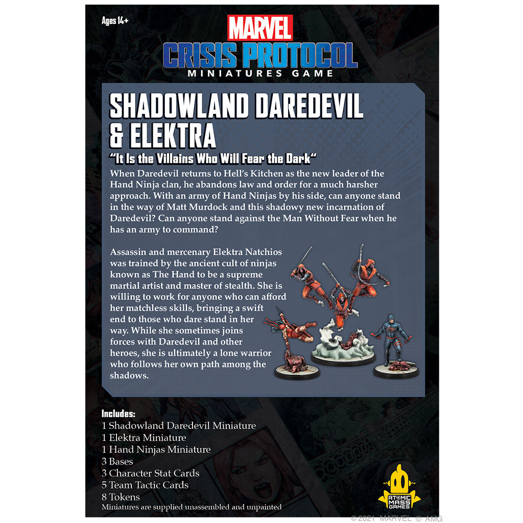 Marvel: Crisis Protocol - Shadowland Daredevil & Elektra