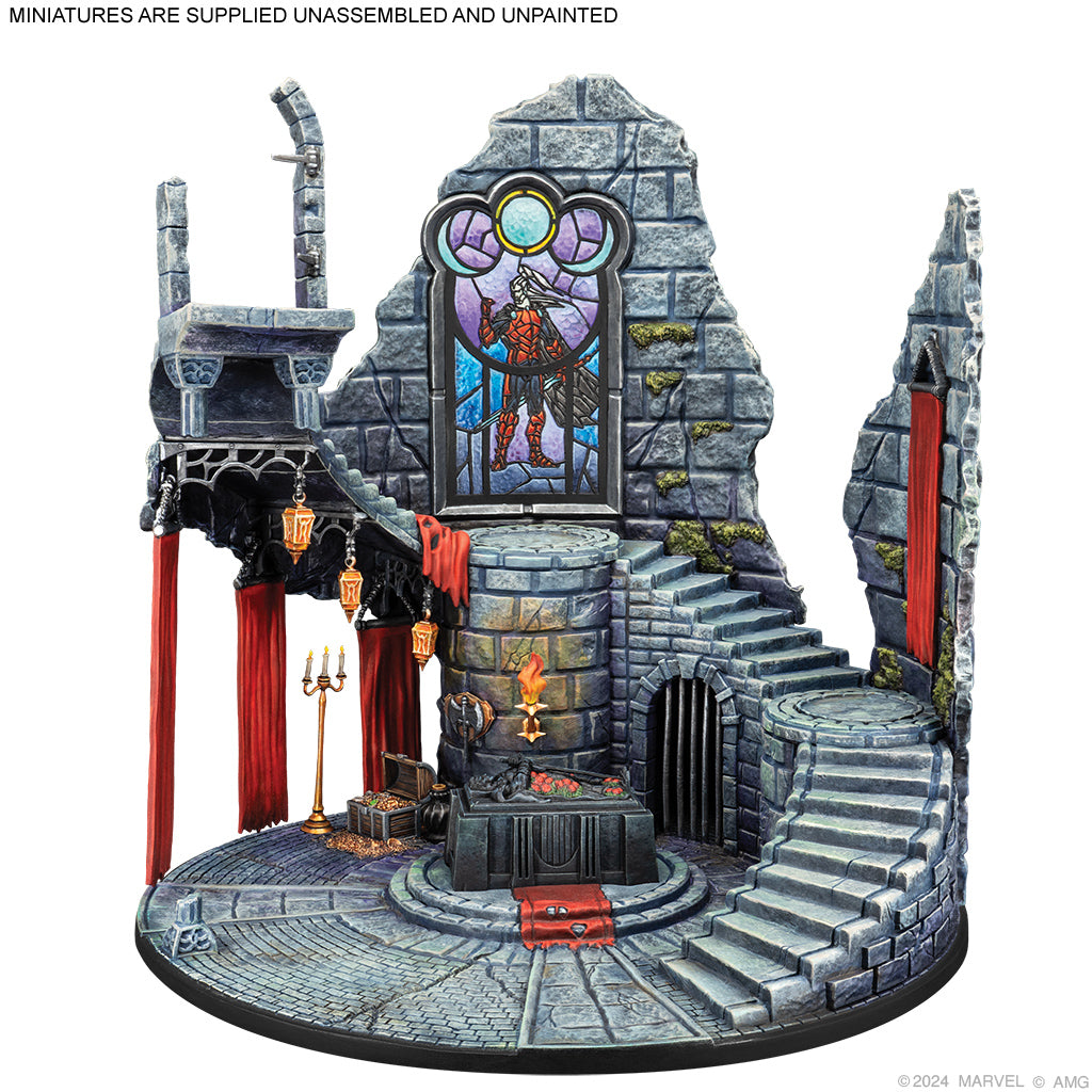 Marvel: Crisis Protocol - Tomb of Dracula Terrain Pack | The Clever Kobold