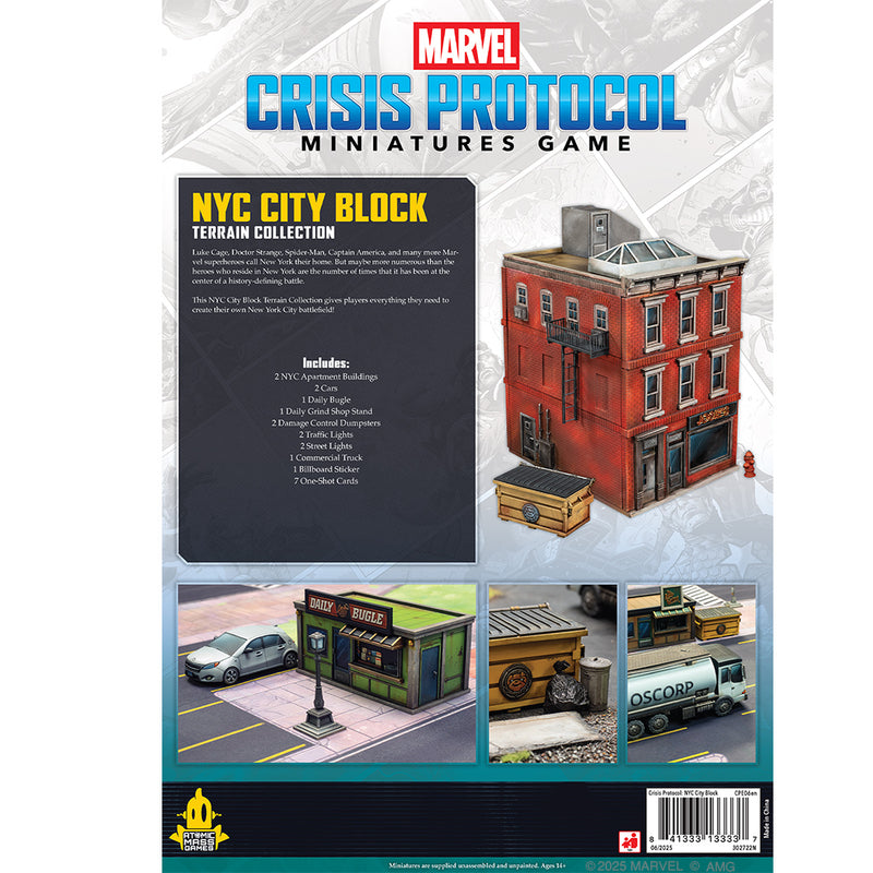 Marvel: Crisis Protocol - NYC City Block Terrain Collection