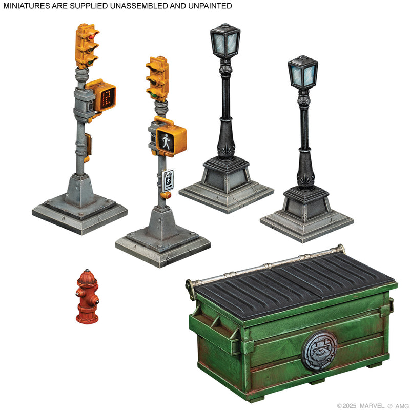 Marvel: Crisis Protocol - NYC City Block Terrain Collection