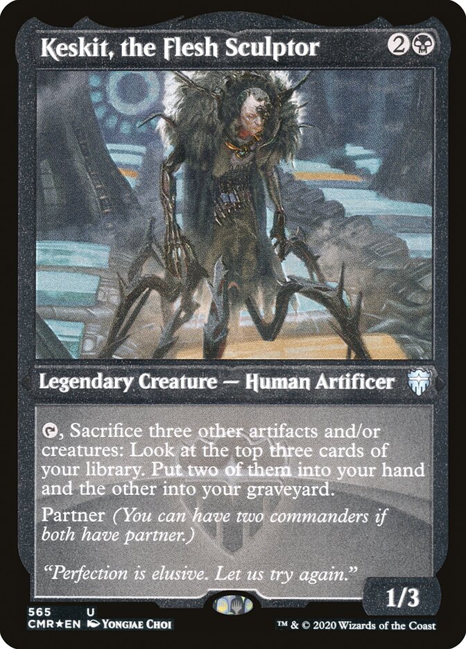 Keskit, the Flesh Sculptor (Etched) [Commander Legends] | The Clever Kobold