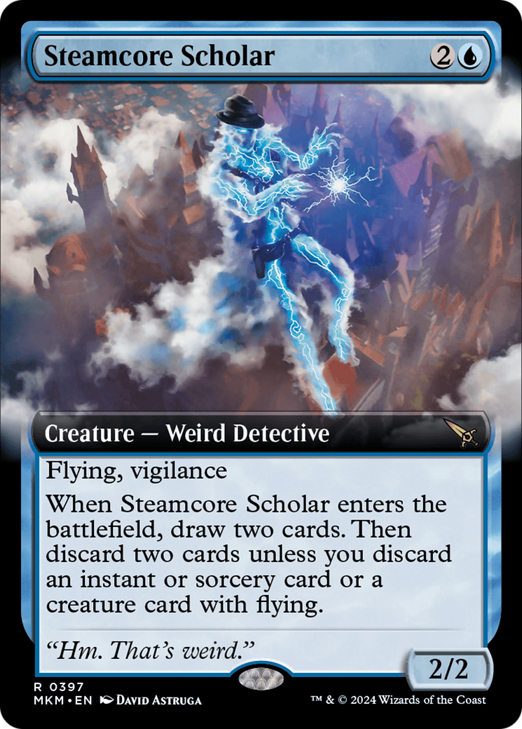 Steamcore Scholar (Extended Art) [Murders at Karlov Manor] | The Clever Kobold