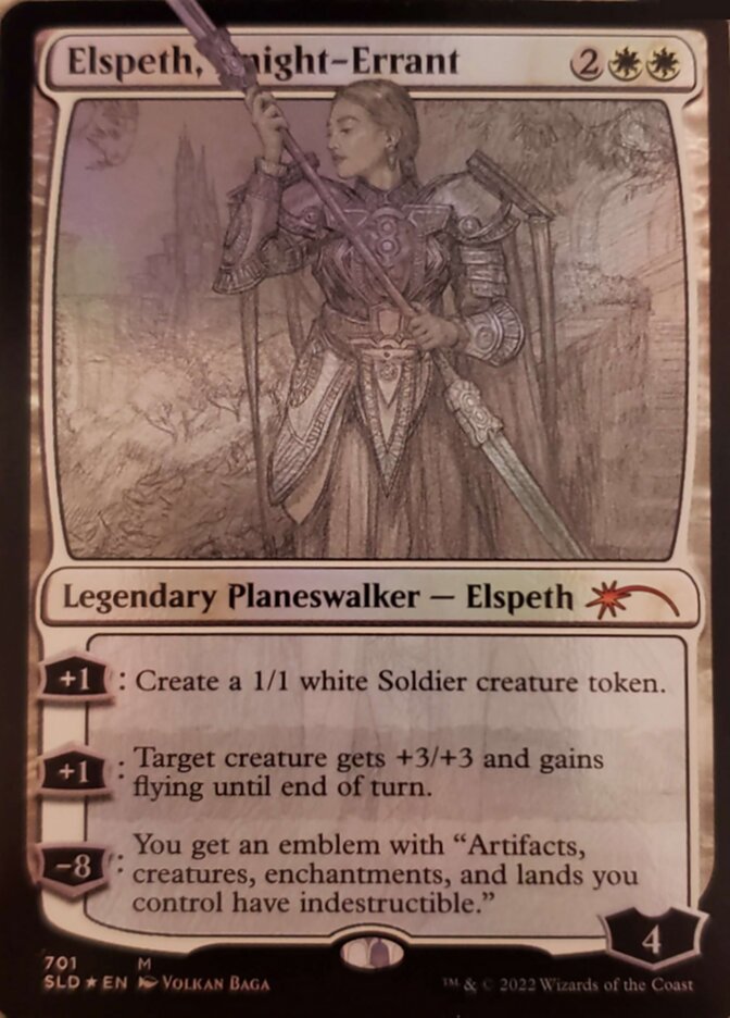 Elspeth, Knight-Errant (Sketch) [Secret Lair Drop Promos] | The Clever Kobold