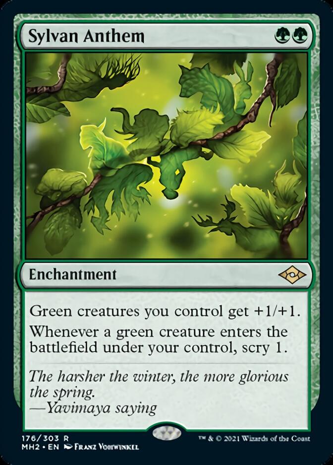 Sylvan Anthem [Modern Horizons 2] | The Clever Kobold