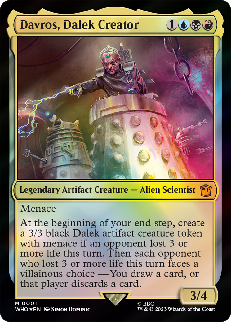 Davros, Dalek Creator [Doctor Who] | The Clever Kobold