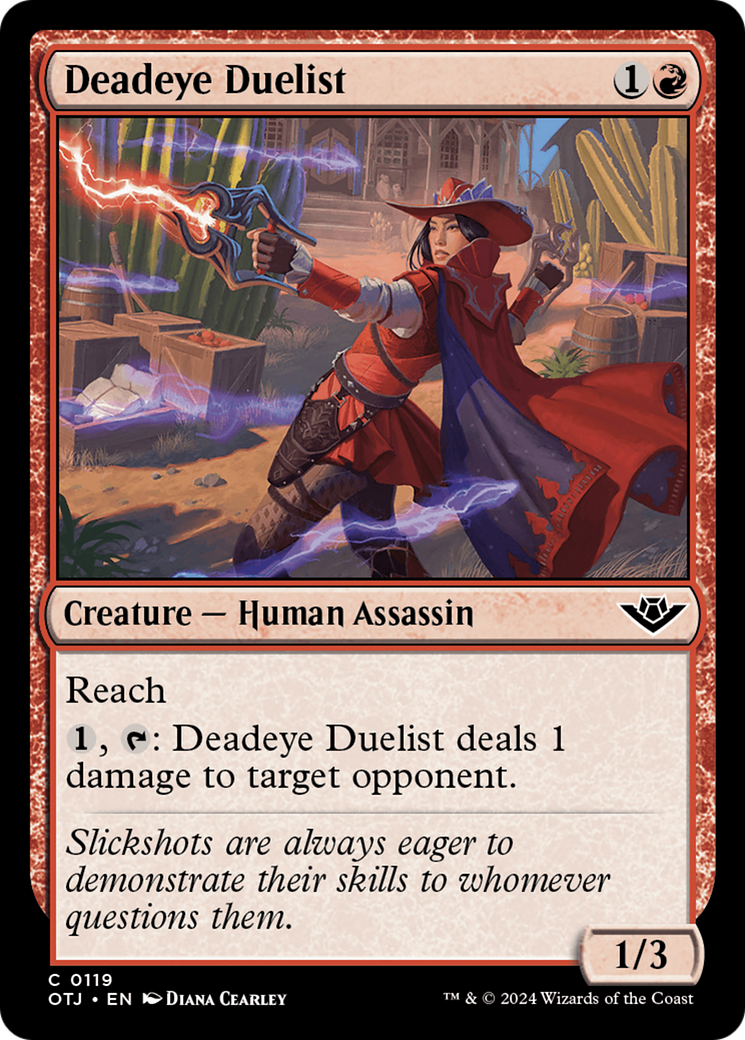 Deadeye Duelist [Outlaws of Thunder Junction] | The Clever Kobold