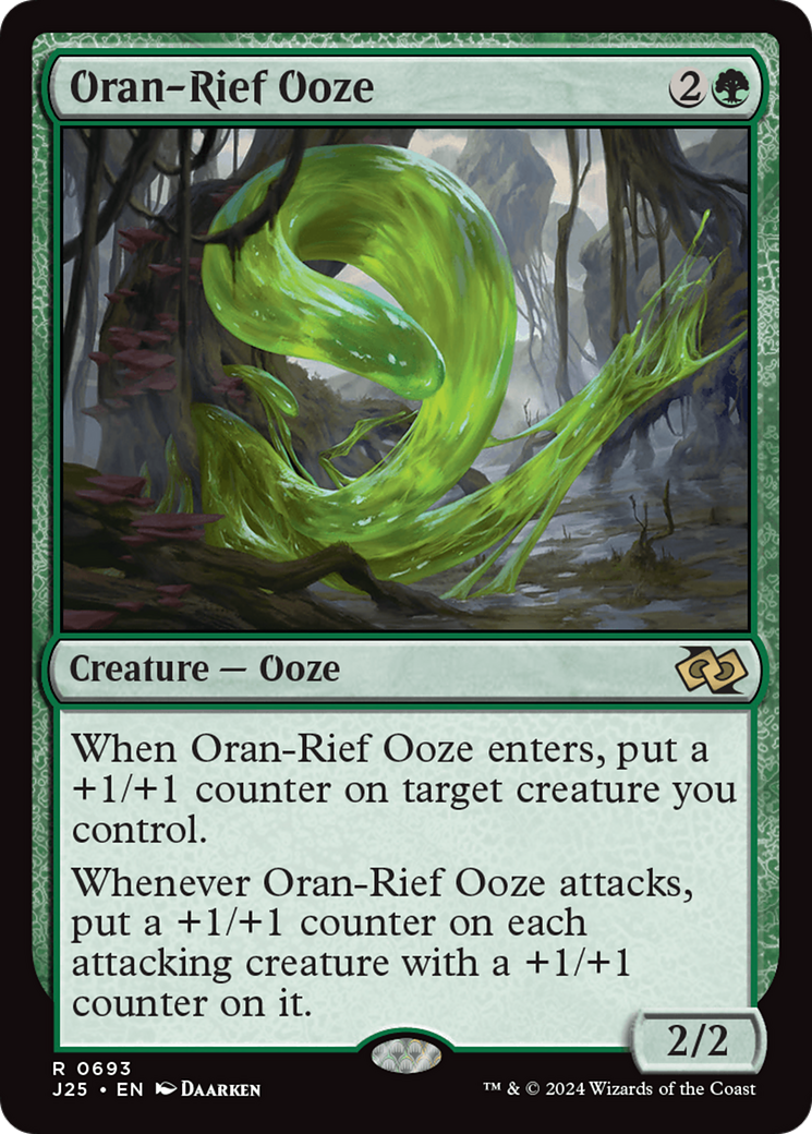 Oran-Rief Ooze [Foundations Jumpstart] | The Clever Kobold