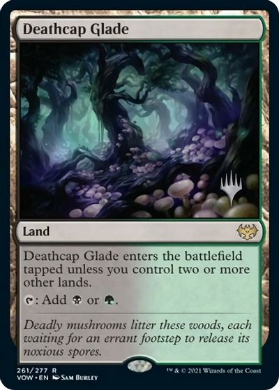 Deathcap Glade (Promo Pack) [Innistrad: Crimson Vow Promos] | The Clever Kobold