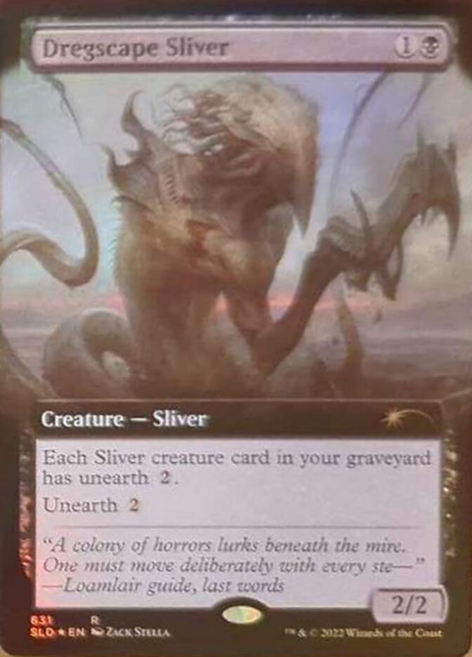 Dregscape Sliver (Extended Art) [Secret Lair Drop Promos] | The Clever Kobold