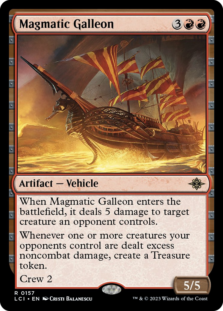 Magmatic Galleon [The Lost Caverns of Ixalan] | The Clever Kobold