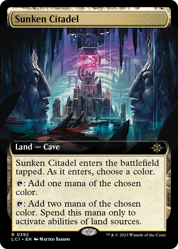 Sunken Citadel (Extended Art) [The Lost Caverns of Ixalan] | The Clever Kobold