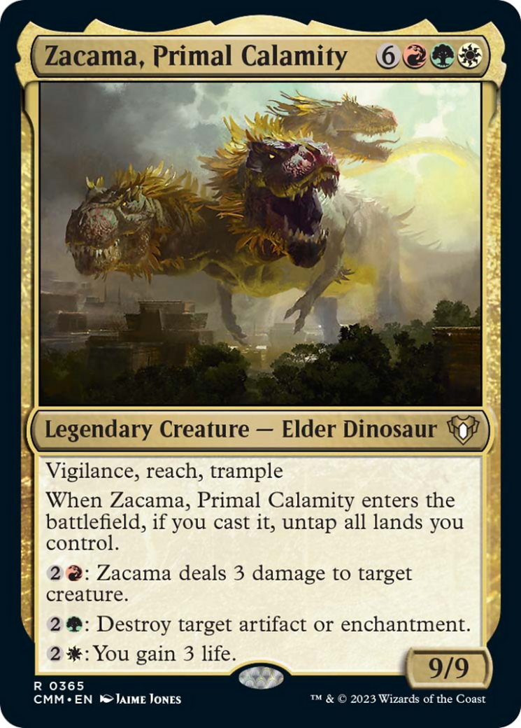 Zacama, Primal Calamity [Commander Masters] | The Clever Kobold