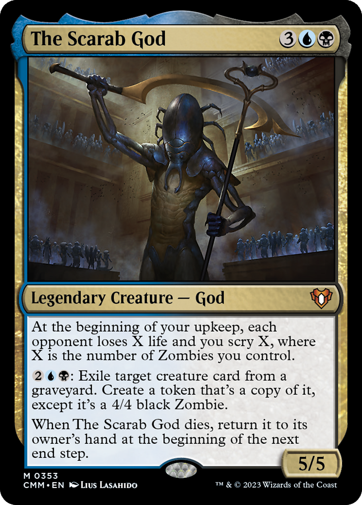 The Scarab God [Commander Masters] | The Clever Kobold