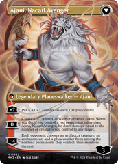 Ajani, Nacatl Pariah // Ajani, Nacatl Avenger (Borderless) [Modern Horizons 3] | The Clever Kobold