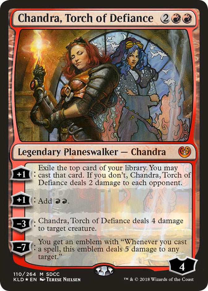 Chandra, Torch of Defiance [San Diego Comic-Con 2018] | The Clever Kobold