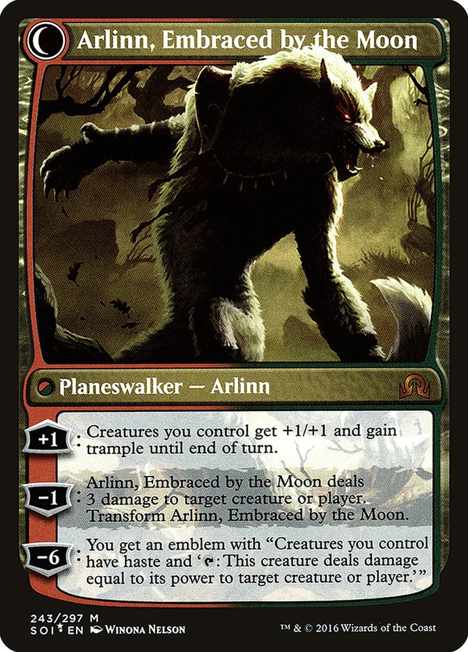 Arlinn Kord // Arlinn, Embraced by the Moon [Shadows over Innistrad Prerelease Promos] | The Clever Kobold