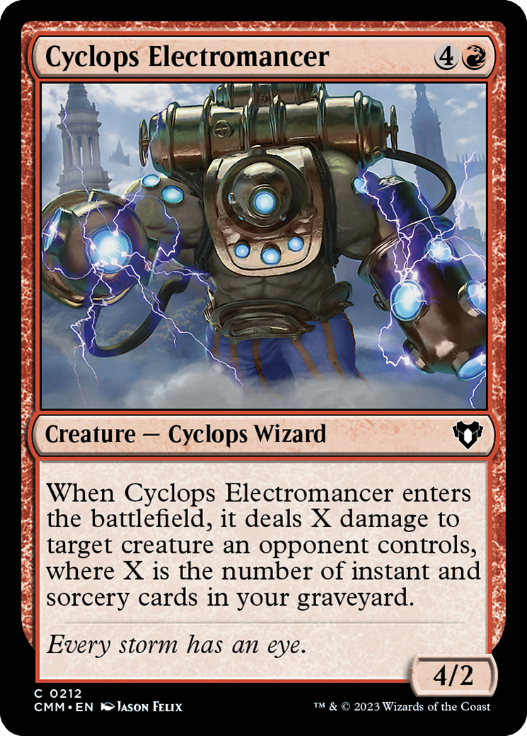 Cyclops Electromancer [Commander Masters] | The Clever Kobold