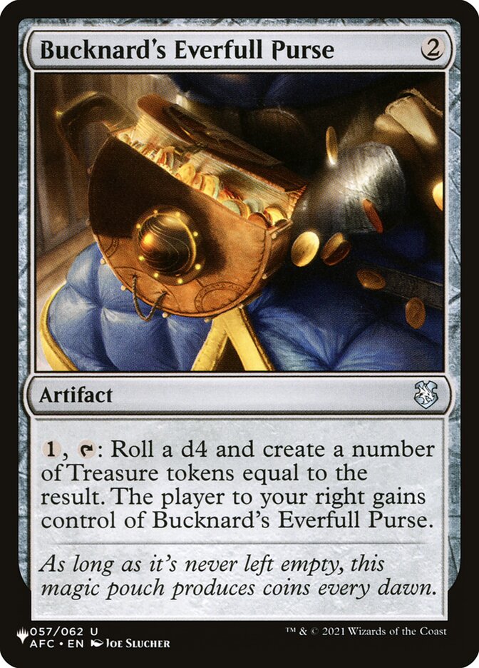 Bucknard's Everfull Purse [The List] | The Clever Kobold