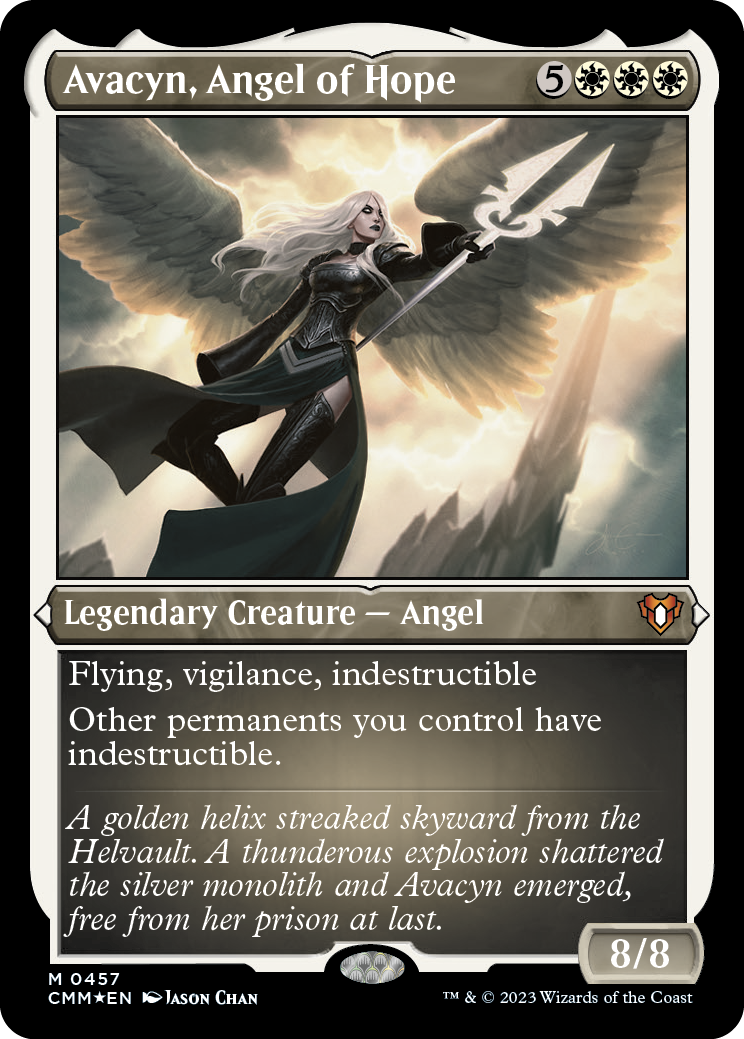 Avacyn, Angel of Hope (Foil Etched) [Commander Masters] | The Clever Kobold